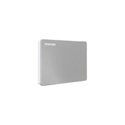 Image of TOSHIBA Canvio Flex 2TB Portable External Hard Drive USB C 3.0, Silver for PC, Mac, &amp; Tablet HDTX120XSCAA