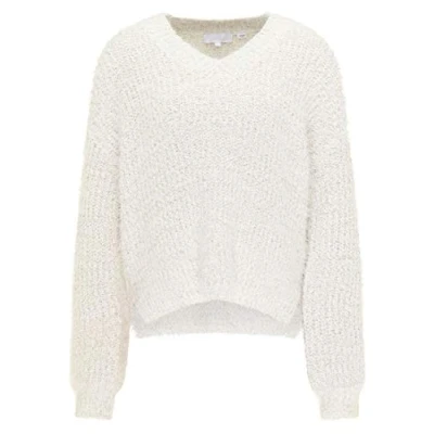 Image of ALARY Women&#039;s Knitted Jumper, Wool White, M/L