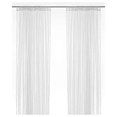 Image of Sheer curtains, 1 pair, white 280x250 cm