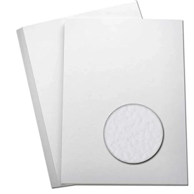 Image of 50 x A4 Hammered Card 250gsm Excellent for Cards, Scrapbook,Wedding Stationery by arkCRAFT (White)