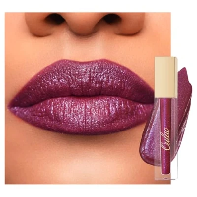 Image of Oulac Matte Liquid Lipstick for Women, Long Lasting Waterproof Lip Stain, No Transfer, Creamy High Pigmented Formula with Rose Oil, Vegan &amp; Cruelty Free MS05
