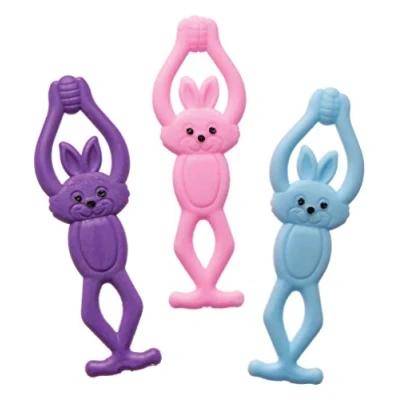 Image of Baker Ross AW262 Stretchy Flying Bunnies, Perfect for Children to Use Outdoors, Ideal Party Bag Fillers, Prizes, Gifts and More (Pack of 8)