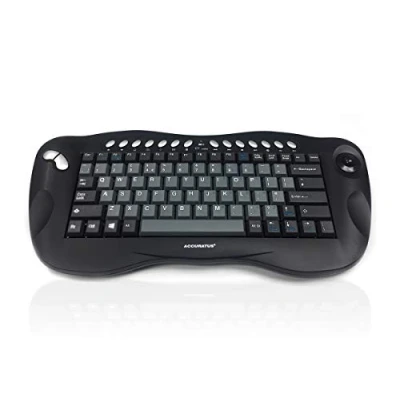 Image of Accuratus Toughball 2 Wireless 2.4GHz RF Mini Multimedia Keyboard with Trackball