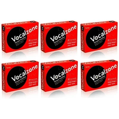 Image of Vocalzone Original Sore Throat Relief Pastilles Multi Pack (6 x 24)
