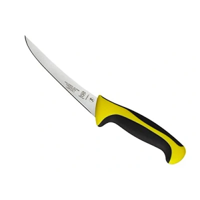 Image of Mercer Culinary Millennia Color Handle Cutlery 6&quot; Curved Boning Knife Yellow