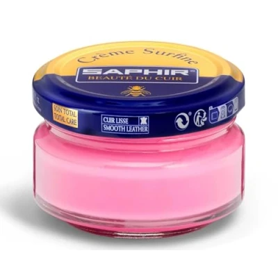 Image of Saphir Cream Surfine Shoe Polish ROSE POMPADOUR 72