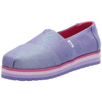 Image of TOMS Alpargata Platform, Passionflower Glimmer Twill, 5 UK