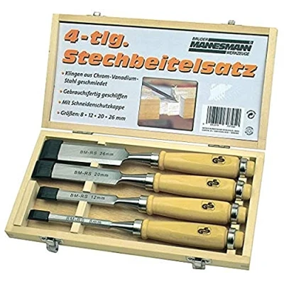 Image of Mannesmann M66104 4 Piece Ripping Chisel Set