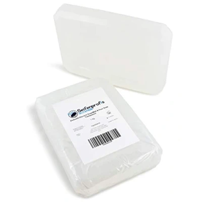 Image of Seifenprofis Melt And Pour Soap Base Clear SLS FREE 1Kg Clear/White (1kg Clear)