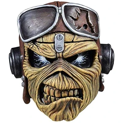 Image of Trick Or Treat Studios Iron Maiden ACES High Eddie Licensed Adult Mask Costume Accessory