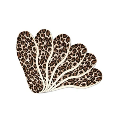 Image of Leopard Shoe Insoles 6 Pair Pack Set for Women Comfortable Inserts Everyday Use Ladies with Stylish Design Kaps (38 EUR / 5 UK/Women)
