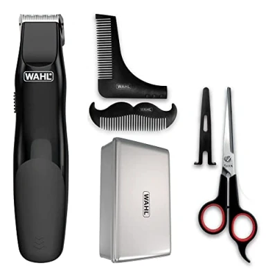 Image of Wahl Beard Grooming Kit Gift Set, Trimmer for Men, Oil, Care Kit, Gifts Hair Trimmers Stubble Trimmer, Male