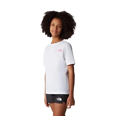 Image of THE NORTH FACE Unisex Kid&#039;s Redbox T Shirts, TNF White, 152