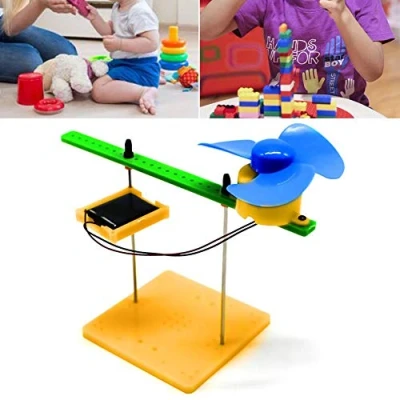 Image of Solar Physics Experiment Kit Mini Generator Generation DC Motor Fan DIY Circuit Device Science Toy for Educational Projects
