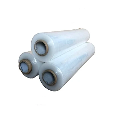 Image of 6 Rolls Clear 400mm x 250m Pallet Stretch Shrink Wrap Heavy Duty Cling Film Packaging wrap…