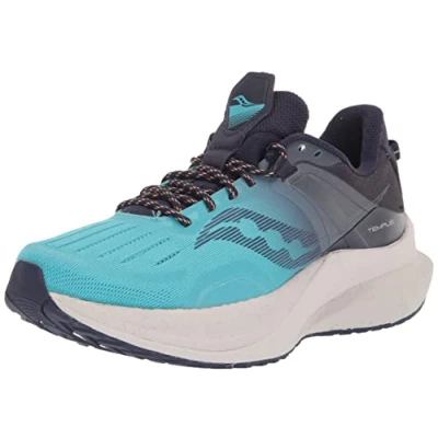 Image of Saucony Mens Tempus Running Shoe, Night Lite, 9.5