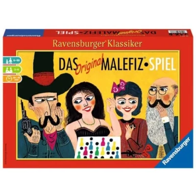 Image of Ravensburger 26737 The Original Malefiz Game Family for 2 4 Players, Classics from 6 Years, Yellow