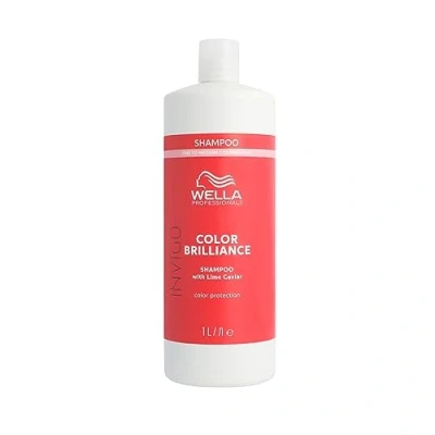 Image of Wella Professionals Invigo Color Brilliance Professional Hair Care, Colour Protection for Fine/Normal Hair, Vibrant Colour, Shampoo 1L