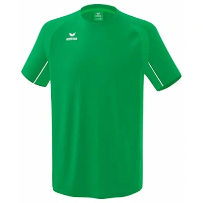 Image of Erima Men&#039;s League Star Training T Shirt, smaragd/White, 3XL