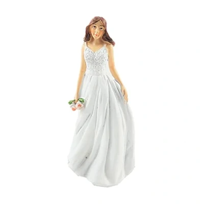 Image of Melody Jane Dolls House Modern Bride Resin Woman Wedding Figure 1:12 People