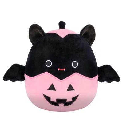 Image of Squishmallows Original 7.5 Inch Emily Bat in Pink Jack O&#039; Lantern