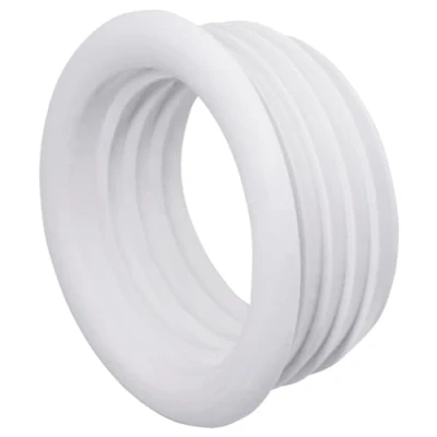 Image of SKIR&#039;CO White 50 x 40 mm Rubber Sleeve for Drain Pipe, Pipe Connector, Adaptor, Reducer