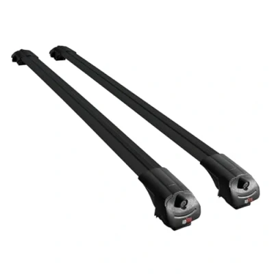 Image of apline Compatible with Seat Arona (KJ7) 2017 2025 ACE 1 Car Roof Rack Cross Bar Black Aluminium 2 Bars