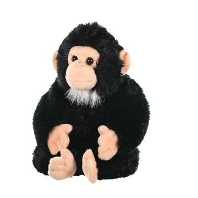 Image of Wild Republic Chimp Plush Soft Toy, Cuddlekins Cuddly Toys, Gifts for Kids 30 cm, Chimpanzee