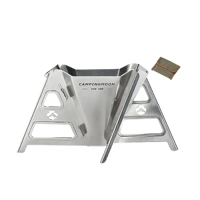 Image of CAMPINGMOON Collapsible Coffee Dripper Pour Over Camping Outdoor 304 Stainless Steel COF 01