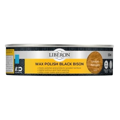 Image of v 33 sa Liberon Black Bison Wax Paste Georgian Mahogany 150ml
