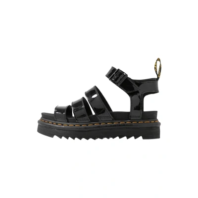 Image of Dr. Martens Blaire Platform sandals, Women&#039;s, Size: 4, Black Leather