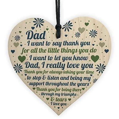 Image of RED OCEAN Dad Card Daddy Daughter Gift Birthday For Novelty Gifts From Son Fathers Day Thank You Presents