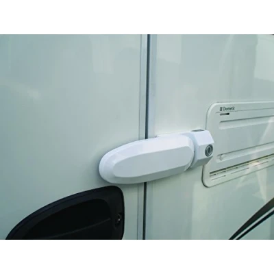 Image of Milenco Caravan / Motorhome Door Frame Lock Inside &amp; Out VERSION TWO
