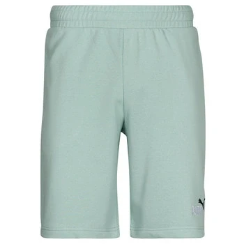 Image of Puma ESS 2 COLOR LOGO SHORT men&#039;s Shorts in Green