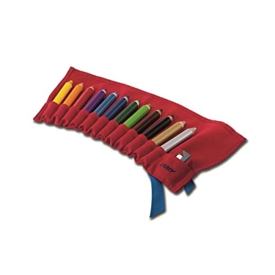 Image of Lamy Model No. W 419 1226066 3 Plus Colouring Pencil Set in Fabric Roll