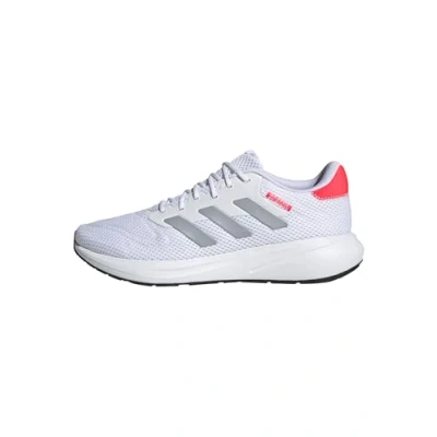 Image of adidas Unisex Response Runner Shoes, FTWR White/Halo Silver/Lucid red, 11 UK