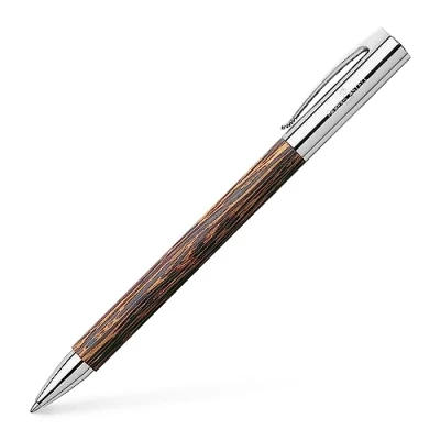 Image of Faber Castell Design Range Coconut Wood Ambition Ballpoint
