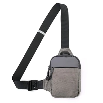 Image of DONGKER Sling Bags,Waterproof Chest Crossbody Bag W/Adjustable Shoulder Strap for Men &amp; Women Hiking Travel Outdoor Sports