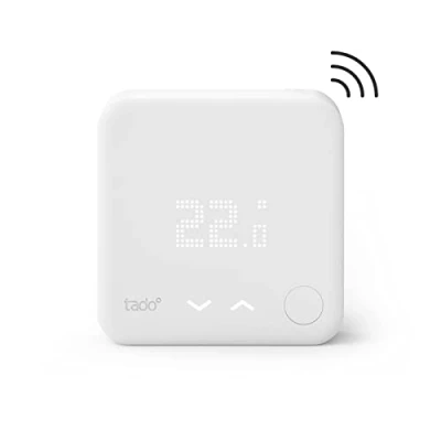 Image of tado Wireless Temperature Sensor Wifi Add On Product For Smart Radiator Thermostat Digital Control Active Heating Easy DIY Installation Save Energy and Costs