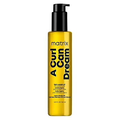 Image of Matrix A Curl Can Dream Lightweight Oil, Enriched with Sunflower oil &amp; Vitamin E, Enhances Preserves Curls Coils, Adds Shine, 150ml