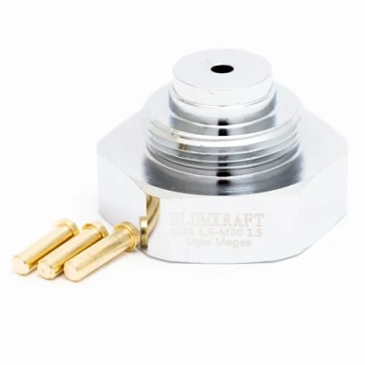 Image of BLUMKRAFT Radiator Adapter Fitting M38x1.5 MEGES Style to M30 x 1.5 for Thermostat/Thermostatic Head M30x1.5 Male