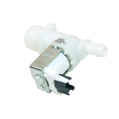 Image of Hotpoint C00273883 Creda Indesit Dishwasher Single Solenoid Fill Valve. Genuine part number C00273883,