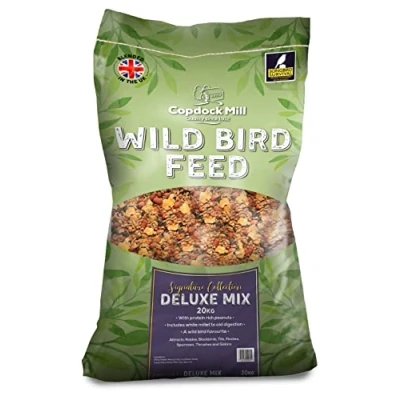 Image of Copdock Mill Deluxe Wild Bird Seed 20kg High in Energy Food Suitable for All Species with Added Peanuts
