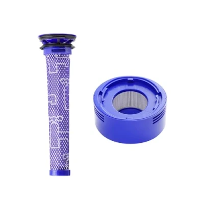 Image of INF spare parts accessories for Dyson V8 vacuum cleaner, pre filter and rear filter, set, 2 x cleaner filters