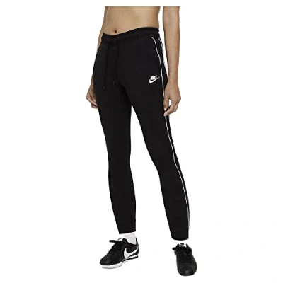 Image of Nike CZ8340 010 W NSW Jogger MLNM FLC MR Pants Womens Black/(White) XL