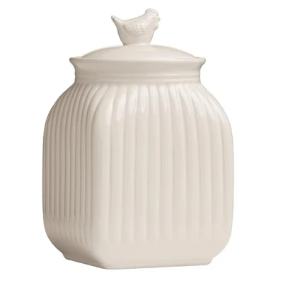 Image of Premier Housewares Storage Jars Dolomite Flour Containers for Cream Spice Food Rigid Finishing Jar Canister 21x13x13