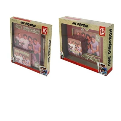 Image of One Direction A5 Notebook, Coin Purse and Pen Set with Gift Pack Photo Frame Small Jewelry Box Combo