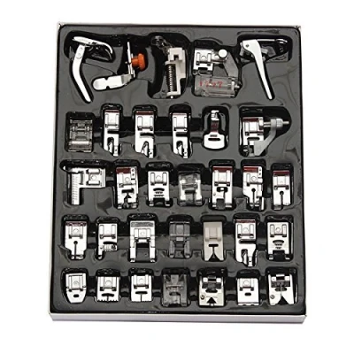 Image of 32Pcs Sewing Machine Presser Foot Set for Janome Brother Singer Domestic Part (32pcs)