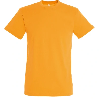 Image of SOLS Mens Regent Short Sleeve T Shirt (Apricot) Orange Cotton Size Medium