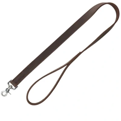 Image of TRIXIE Rustic Fatleather Leash, L Xl: 1.0 M/25 Mm, Dark Brown, 0.194 kg